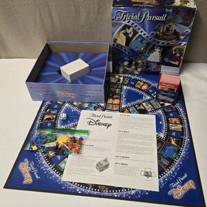 Vintage Hasbro Trivial Pursuit Disney Animated Picture Edition MISSING PARTS